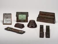 Indian Eight-Piece Desk Set