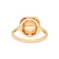 CULTURED PEARL AND DIAMOND RING