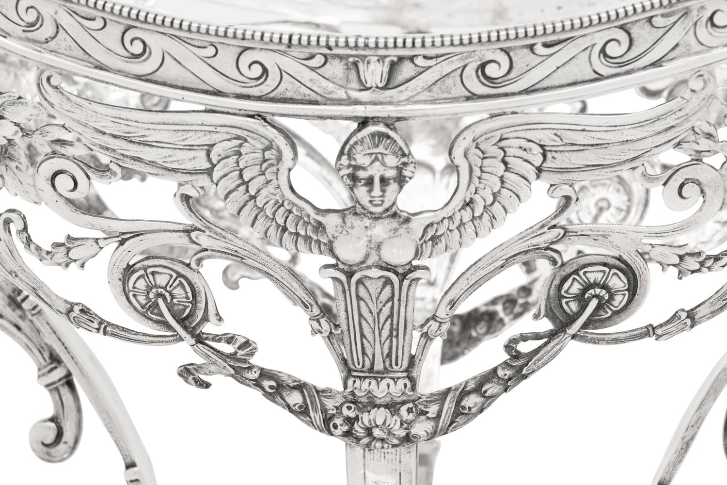 A German Silver Centerpiece Basket