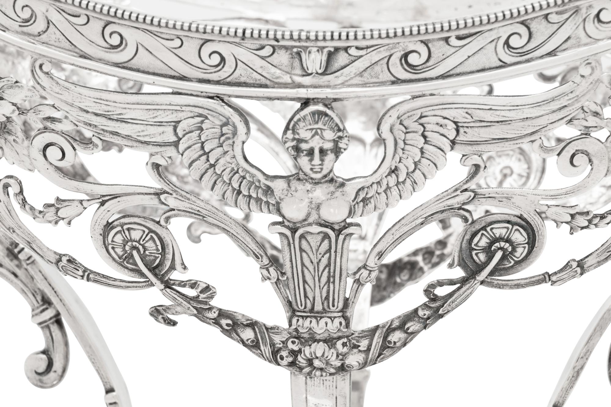 A German Silver Centerpiece Basket