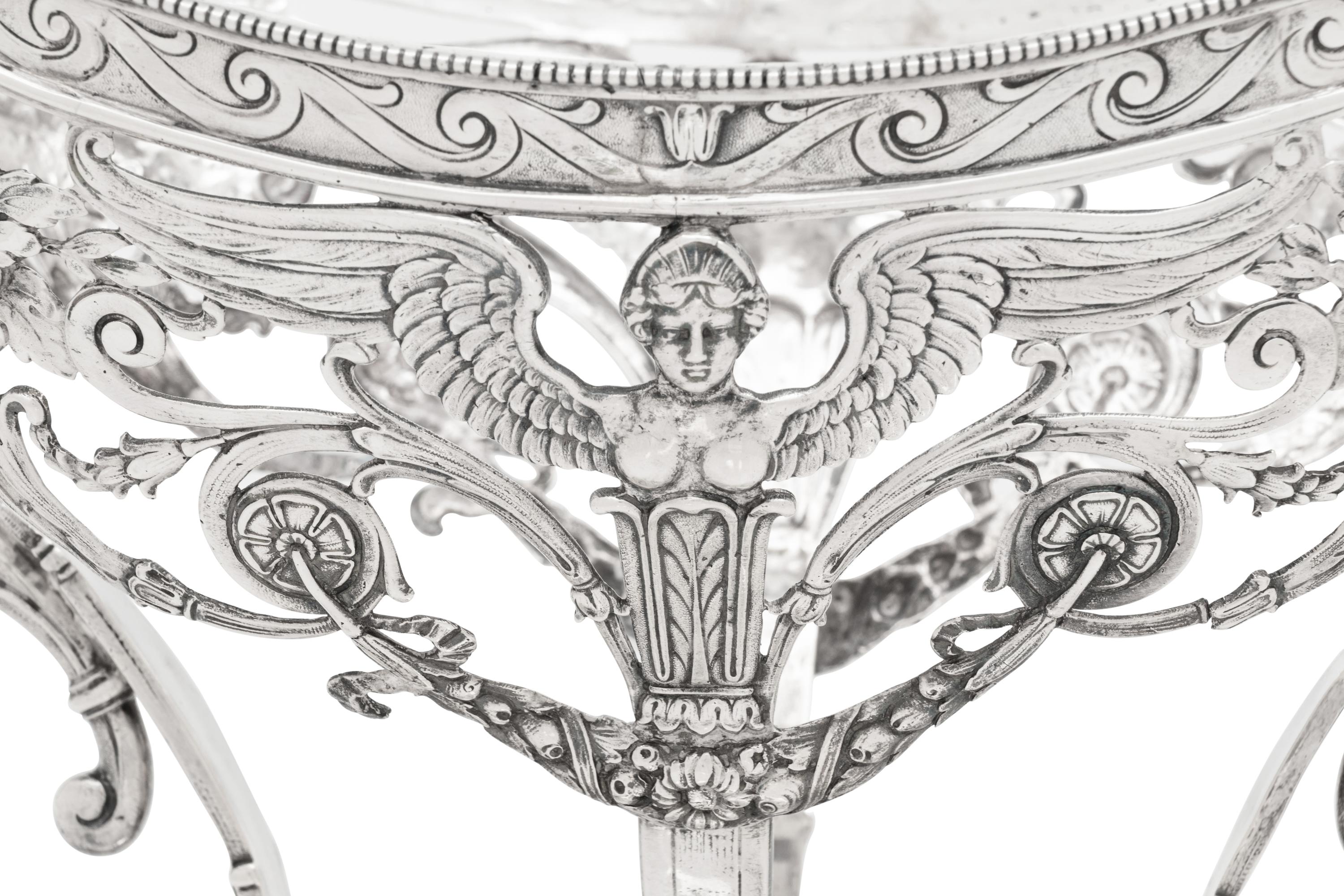 A German Silver Centerpiece Basket