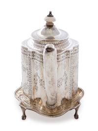 A George III Silver Tea Kettle