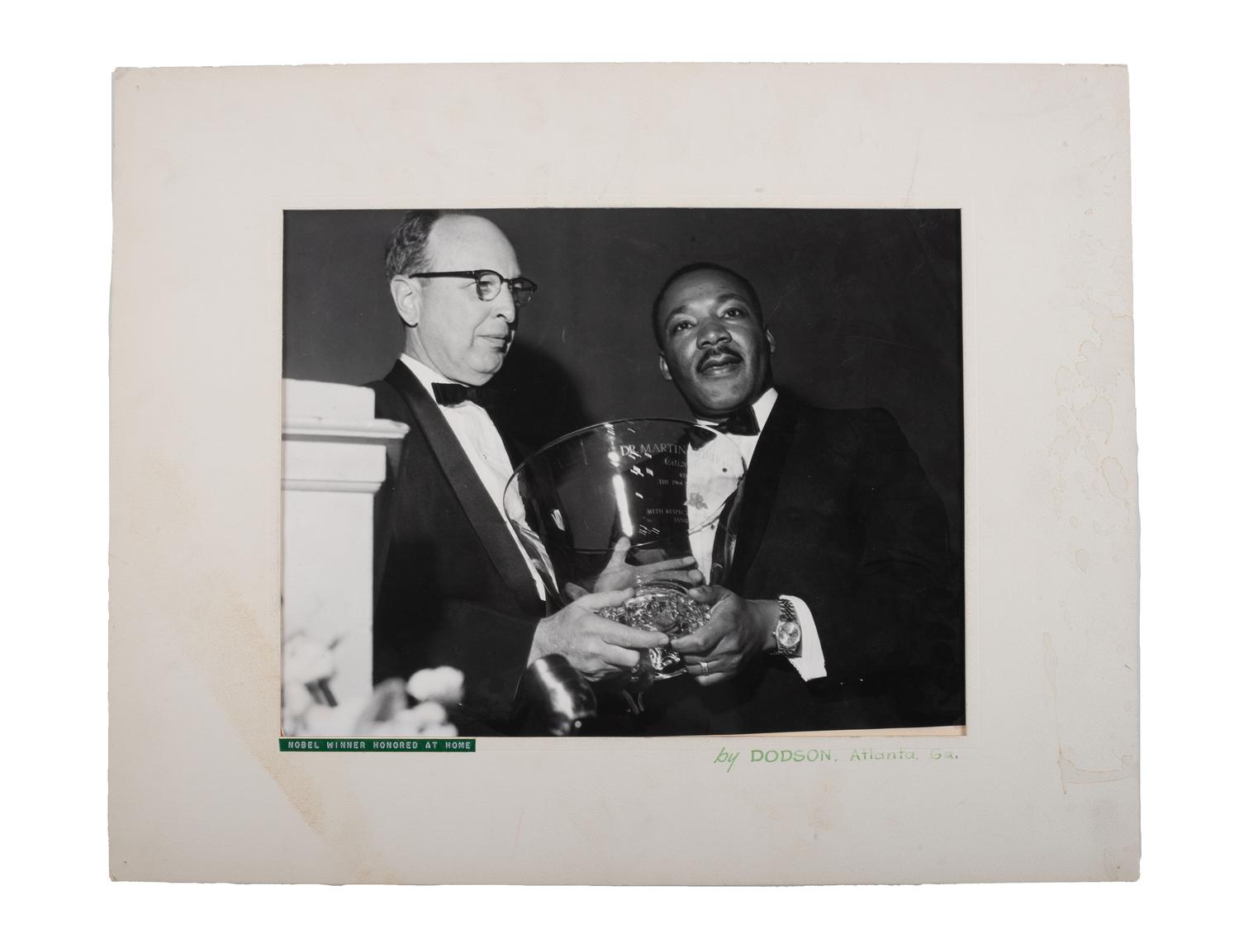 [KING, Martin Luther, Jr. (1929-1968)]. DODSON, Henry David (1932-2016), photographer. A group of 4 photographs of Dr. Martin Luther King, Jr., his family, and Ebenezer Baptist Church. Atlanta, GA, 1960s.