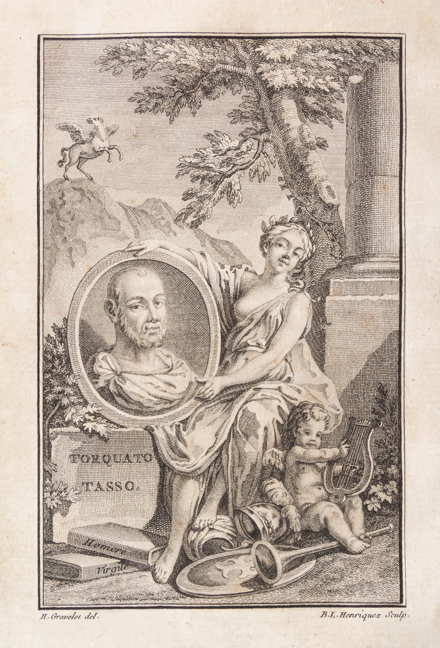 TASSO, TORQUATO. La Gerusalemme liberata. Paris, 1771. 2 vols.