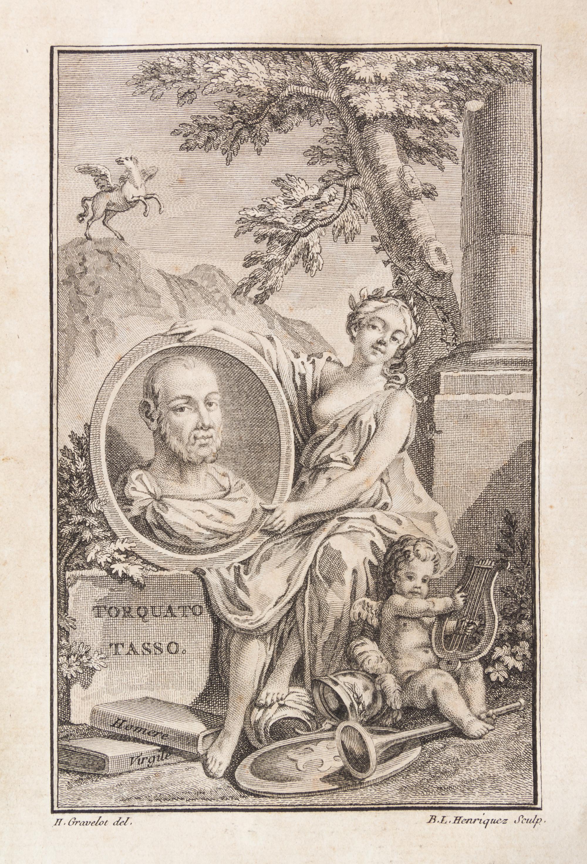 TASSO, TORQUATO. La Gerusalemme liberata. Paris, 1771. 2 vols.