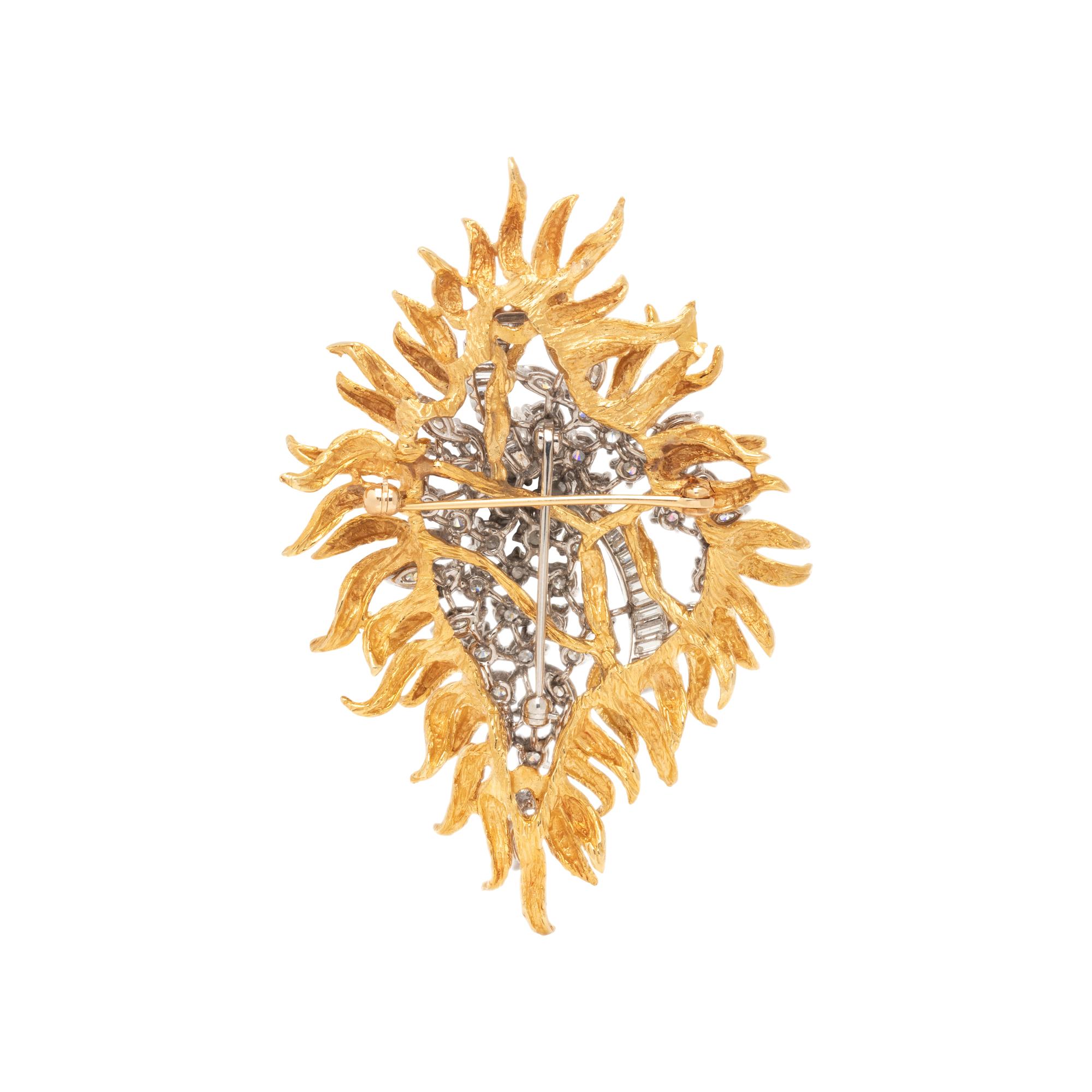 DIAMOND CONVERTIBLE BROOCH
