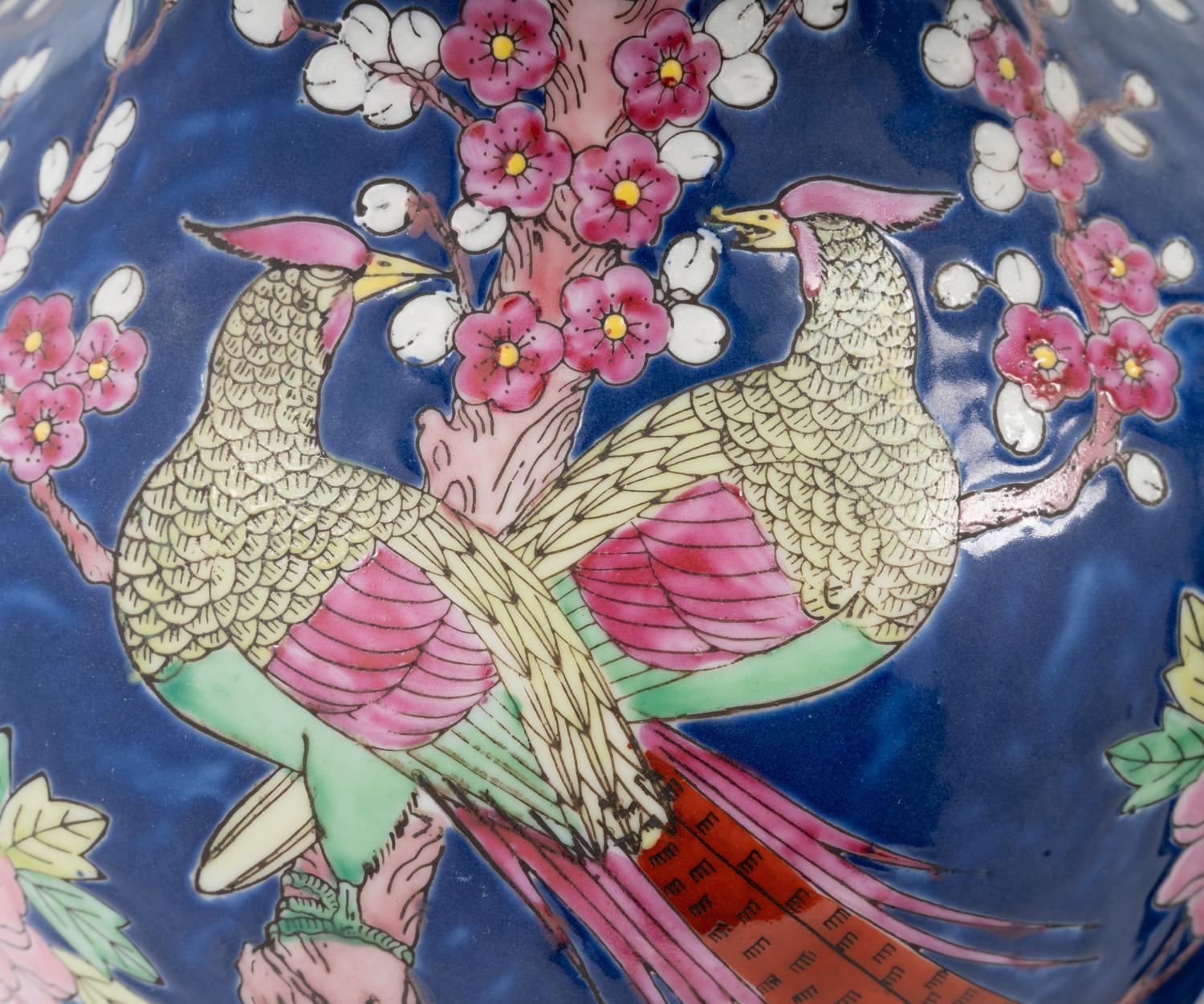 A Pair of Chinese Export Porcelain Vases