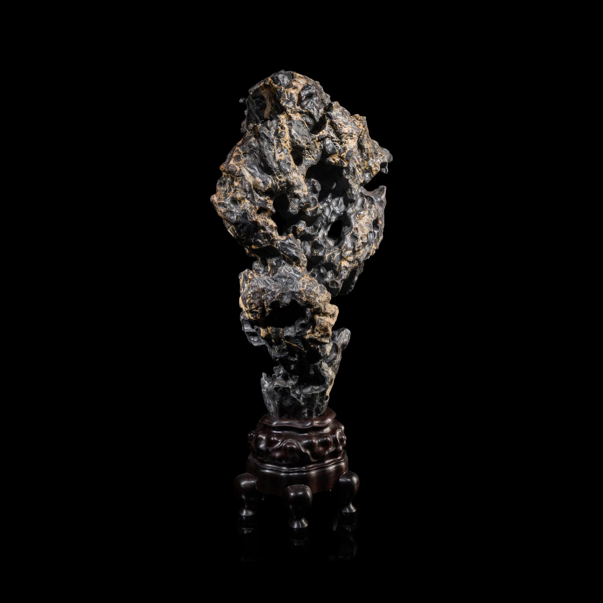 A Chinese Scholar's Rock, 20th Century — 近代 賞石一座