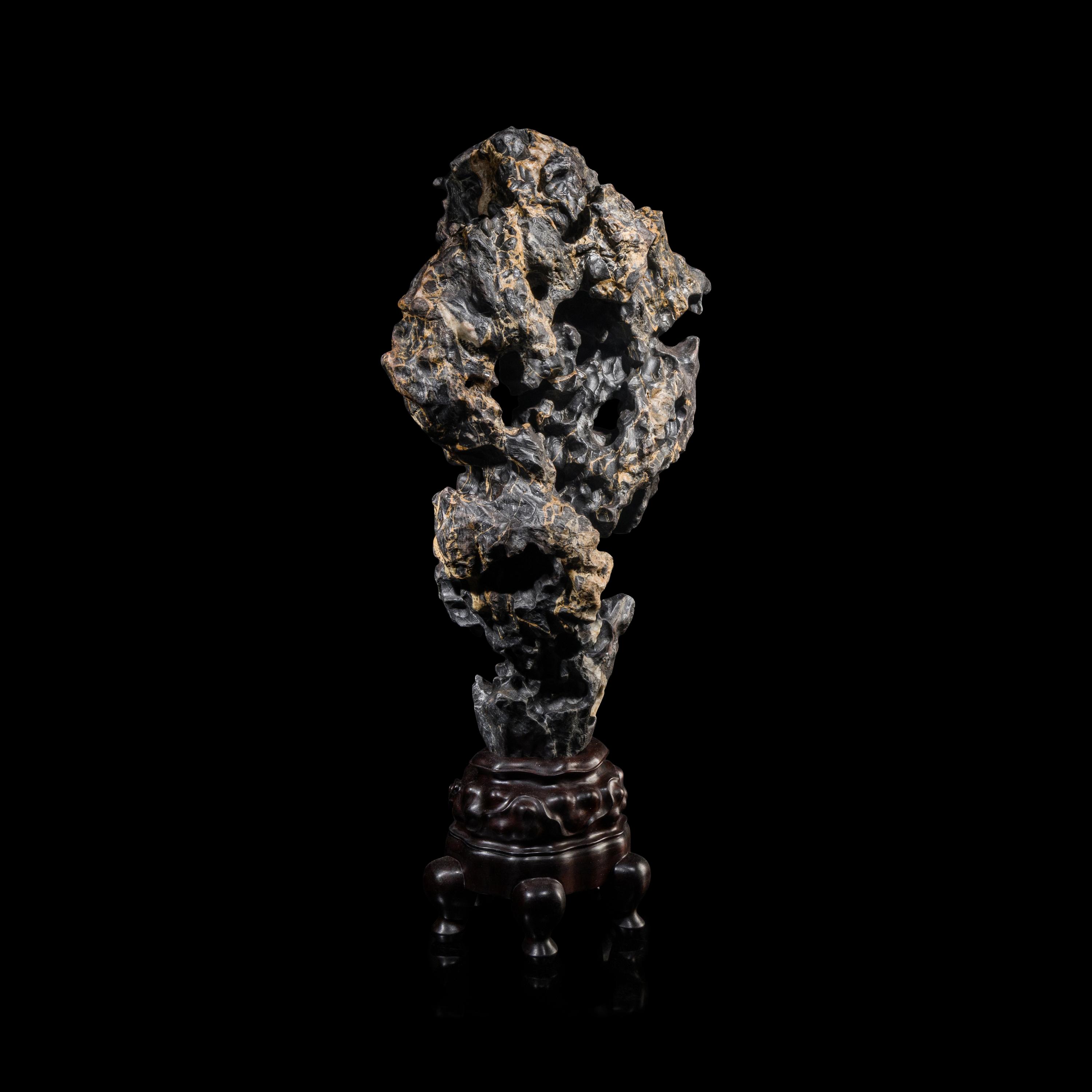 A Chinese Scholar's Rock, 20th Century — 近代 賞石一座