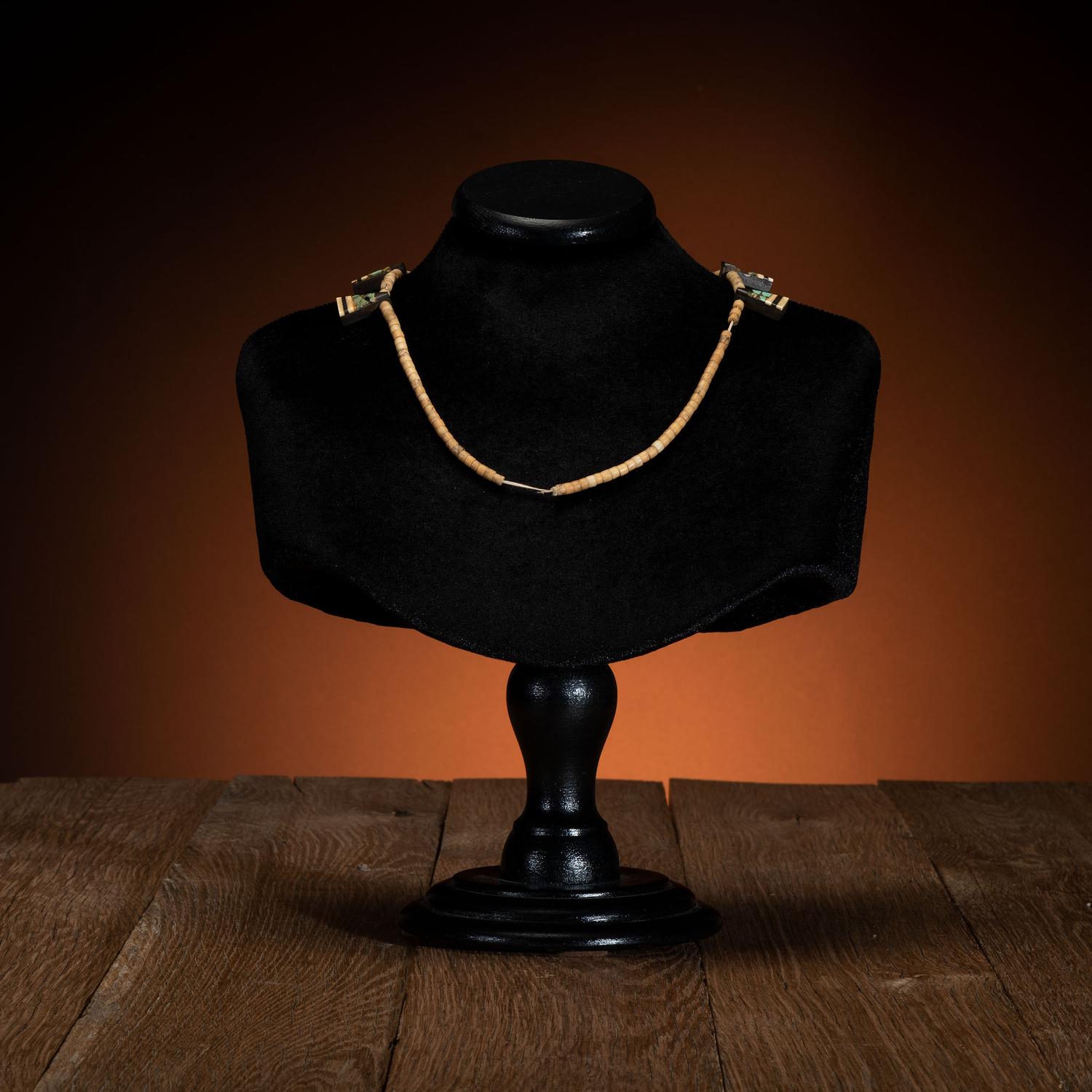 Kewa Depression Era Necklaces, Pair