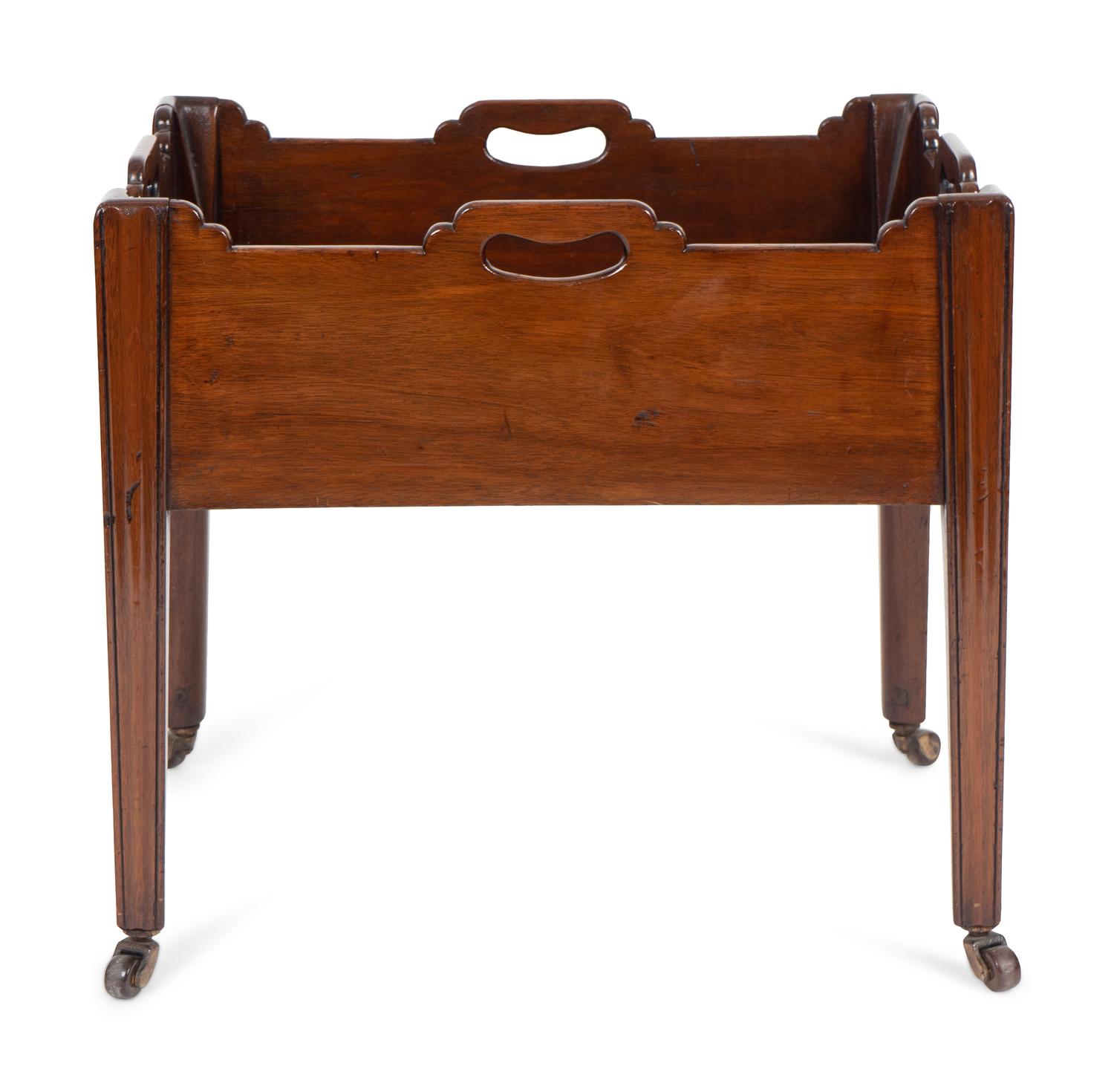 A George III Mahogany Decanter/ Book Trough — 19TH CENTURY