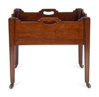 A George III Mahogany Decanter/ Book Trough — 19TH CENTURY