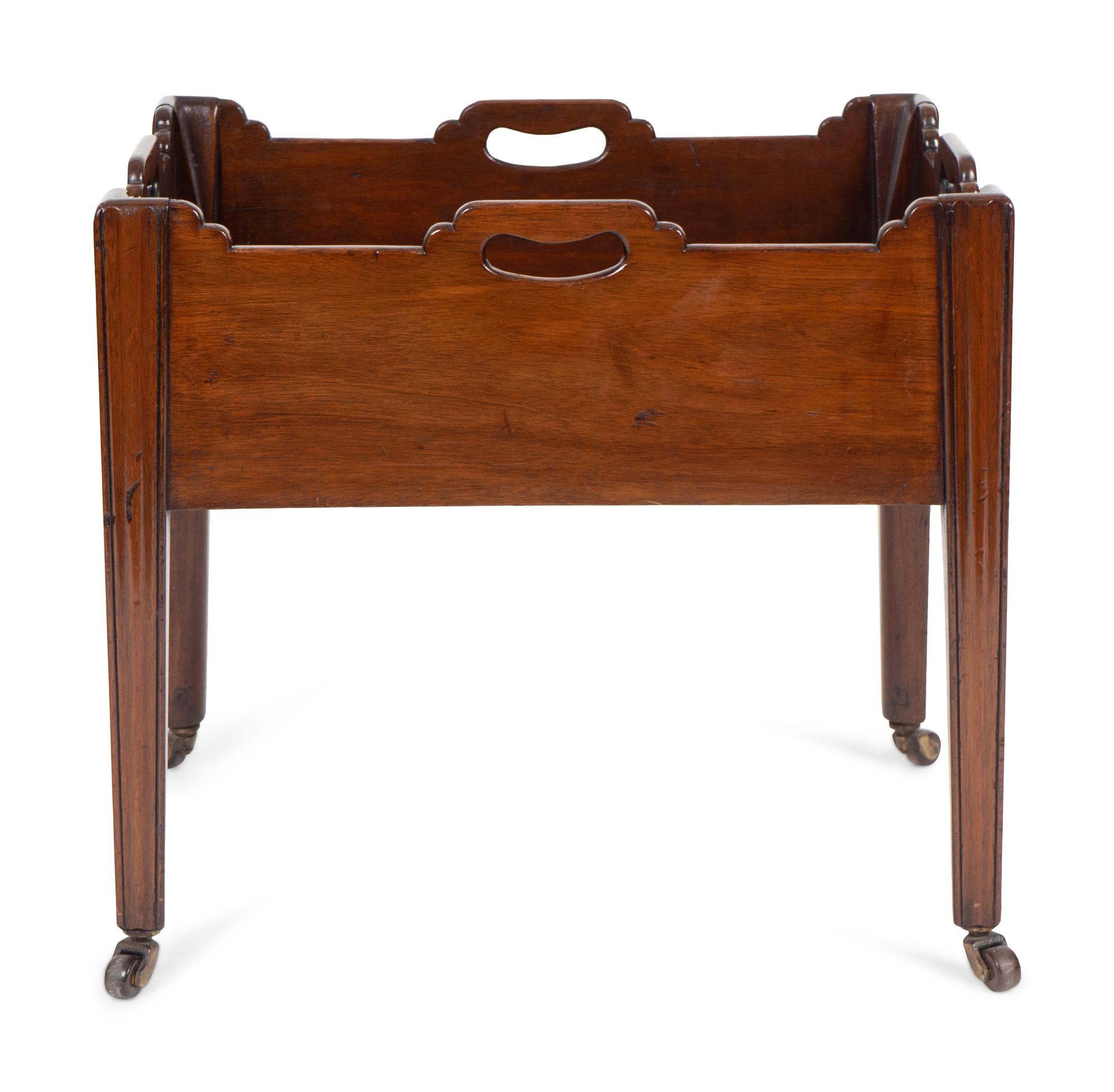 A George III Mahogany Decanter/ Book Trough — 19TH CENTURY