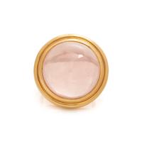 TIFFANY & CO., PALOMA PICASSO, YELLOW GOLD AND ROSE QUARTZ RING