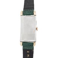 GRUEN, REF. 279 YELLOW GOLD AND STEEL 'CURVEX' WATCH