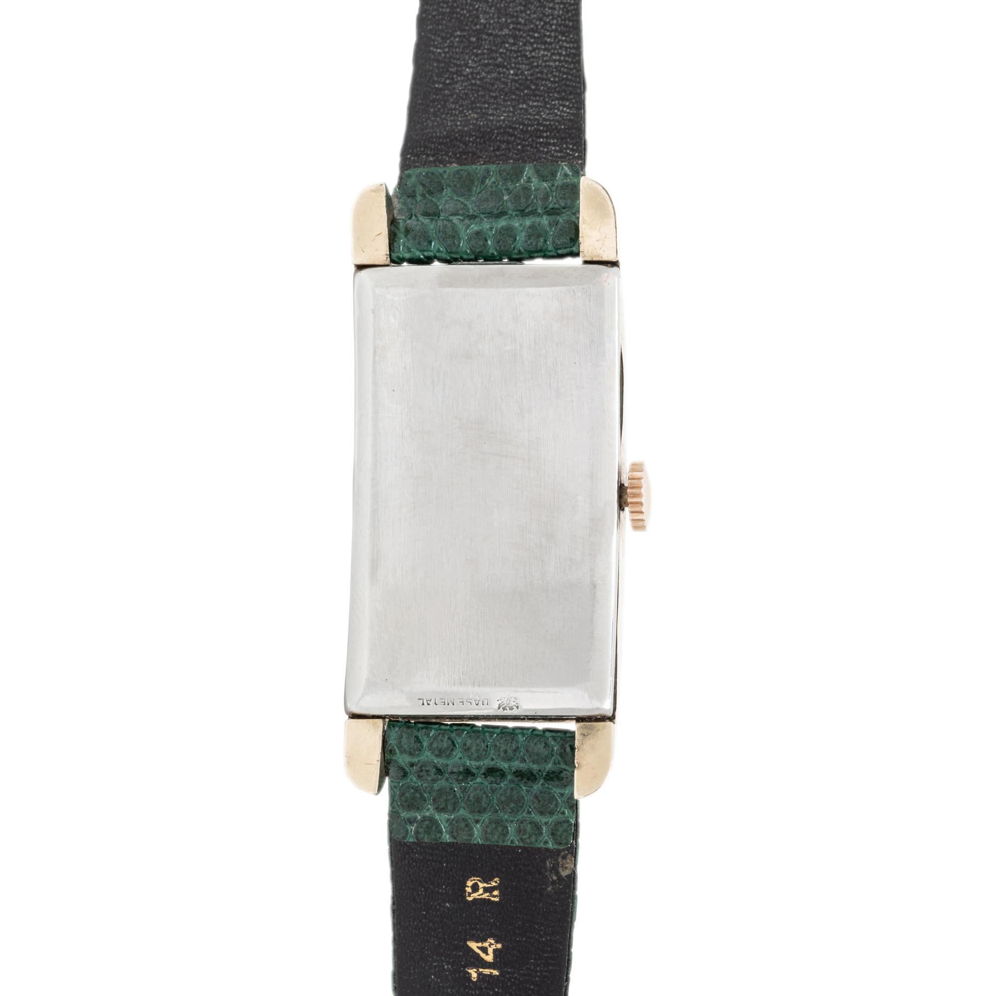 GRUEN, REF. 279 YELLOW GOLD AND STEEL 'CURVEX' WATCH
