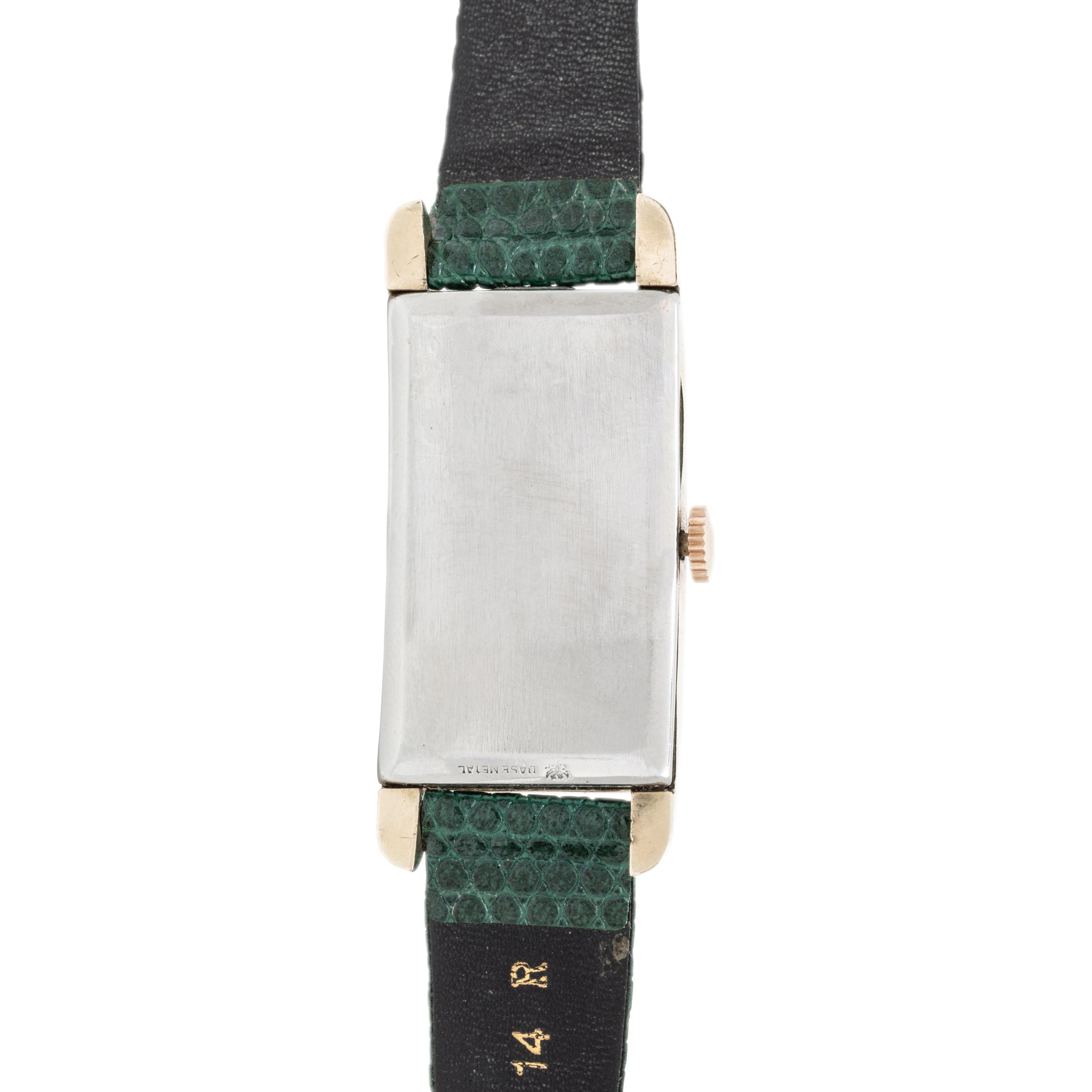GRUEN, REF. 279 YELLOW GOLD AND STEEL 'CURVEX' WATCH