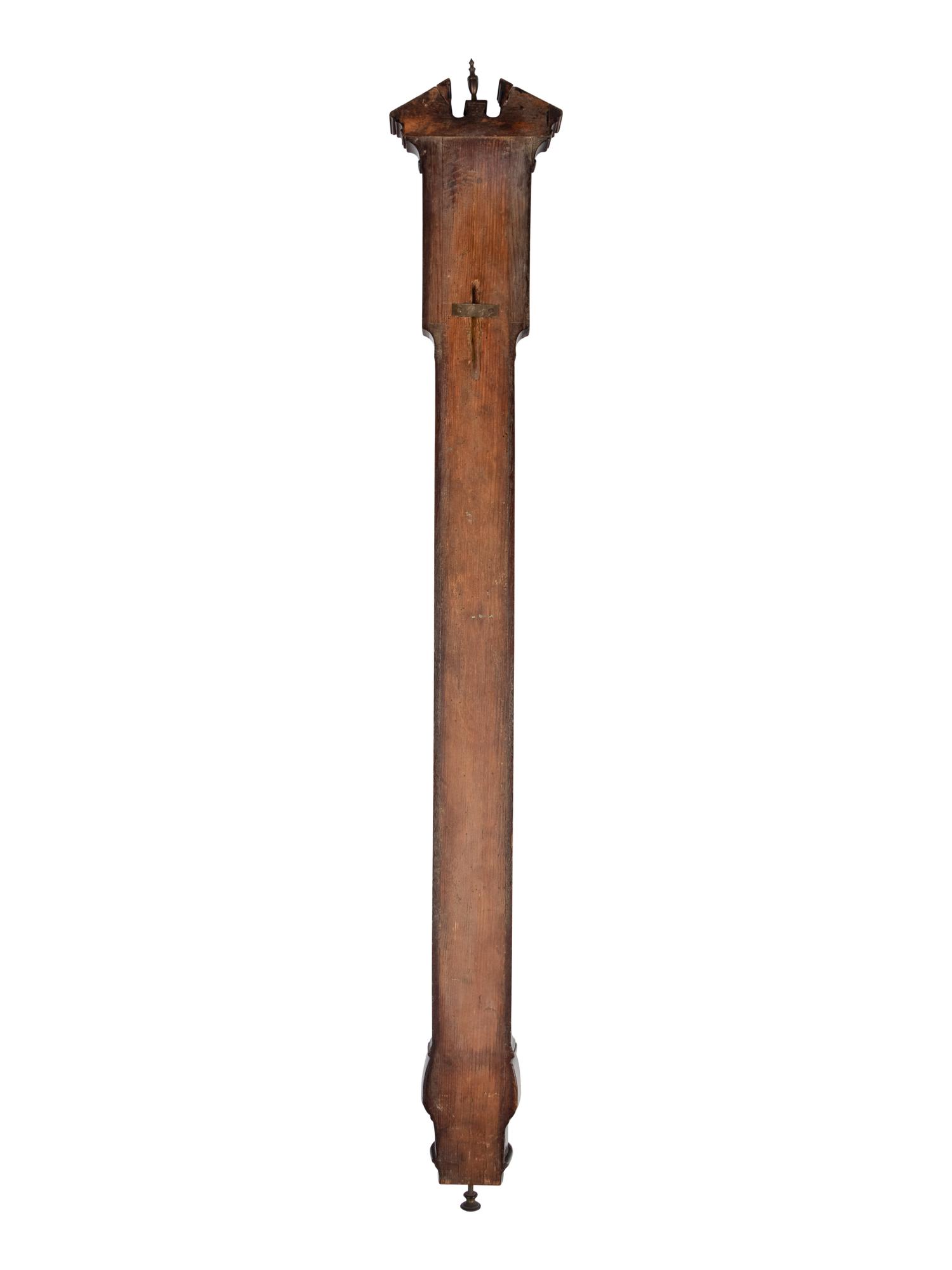 A George III Mahogany Stick Barometer