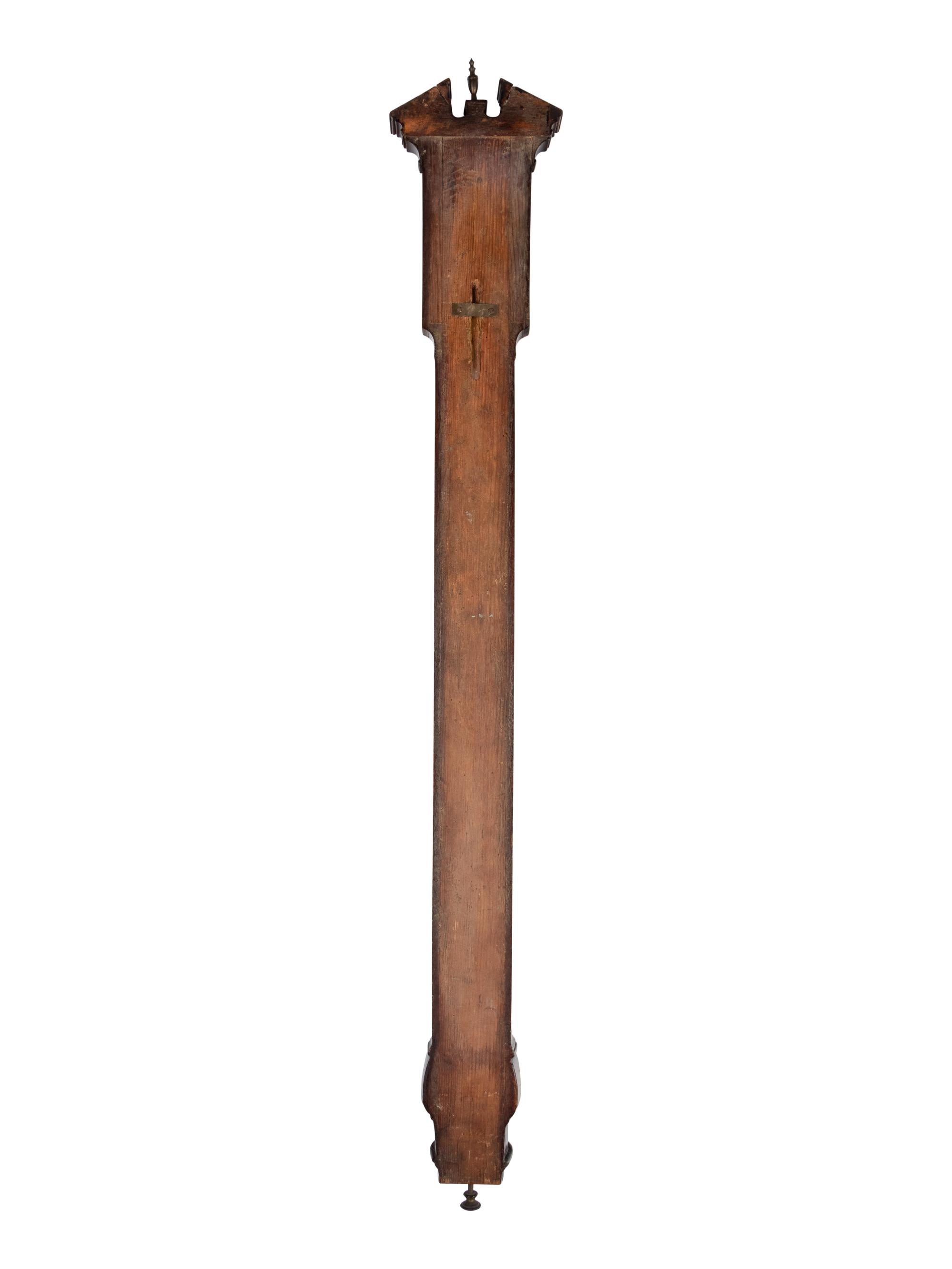 A George III Mahogany Stick Barometer