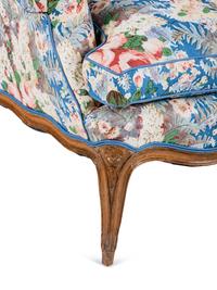 A Louis XV Style Beechwood Bergère