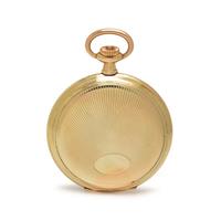 OMEGA, 14K YELLOW GOLD OPEN FACE POCKET WATCH