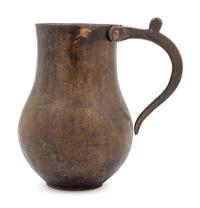A Continental Bronze Tankard