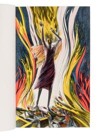 [LIMITED EDITIONS CLUB]. MUGNAINI, Joseph (1912-1992), illustrator. -- BRADBURY, Ray (1920-2012). Fahrenheit 451. New York: The Limited Editions Club, 1982.