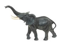 A Cybis Grey Bisque Porcelain African Elephant Figure