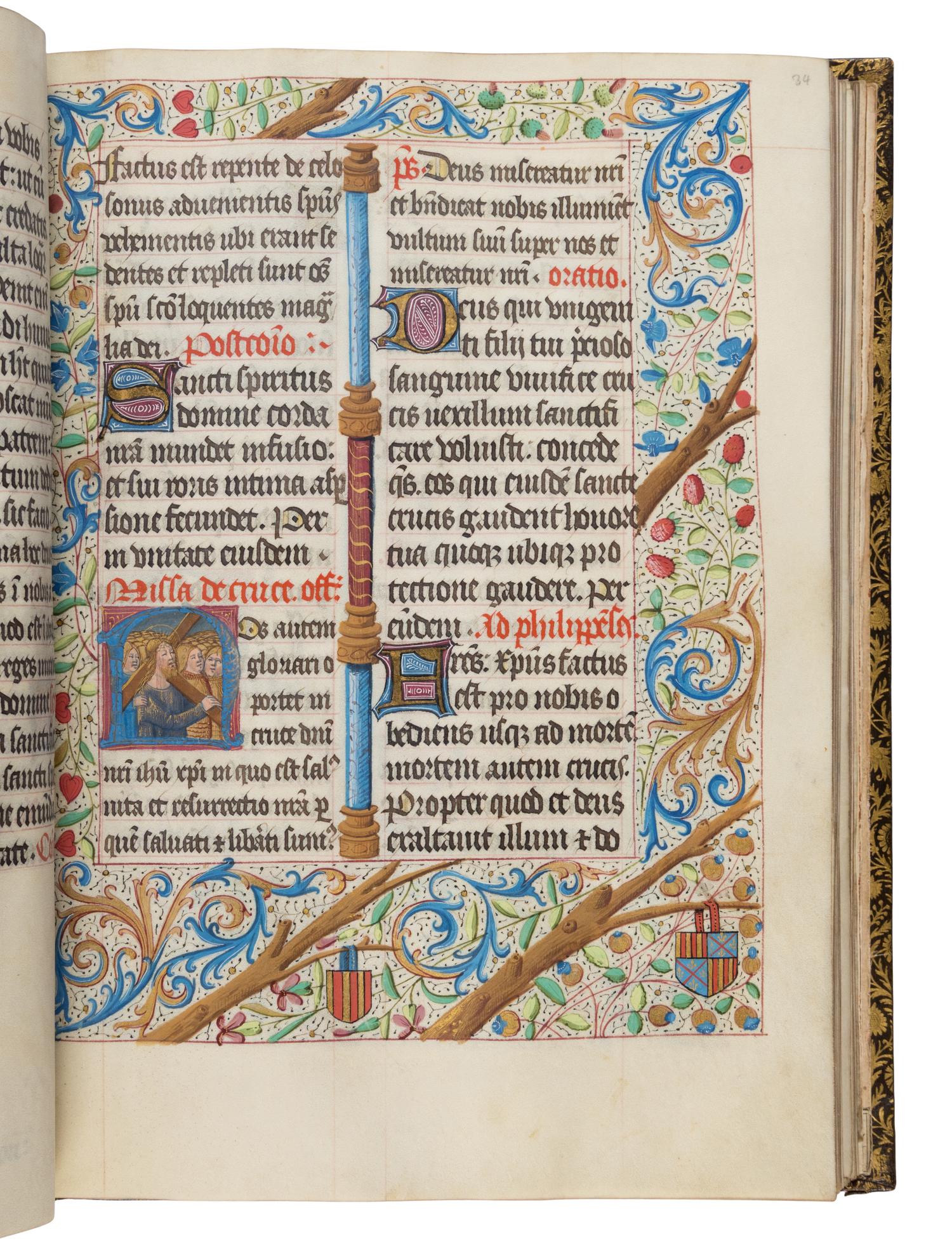 WORKSHOP OF THE MASTER OF THE MISSAL OF TRAVAILLOT (active c. 1480–1500) Missal, in Latin, illuminated manuscript on parchment [France, Chaumont and Langres, c. 1482–1497]