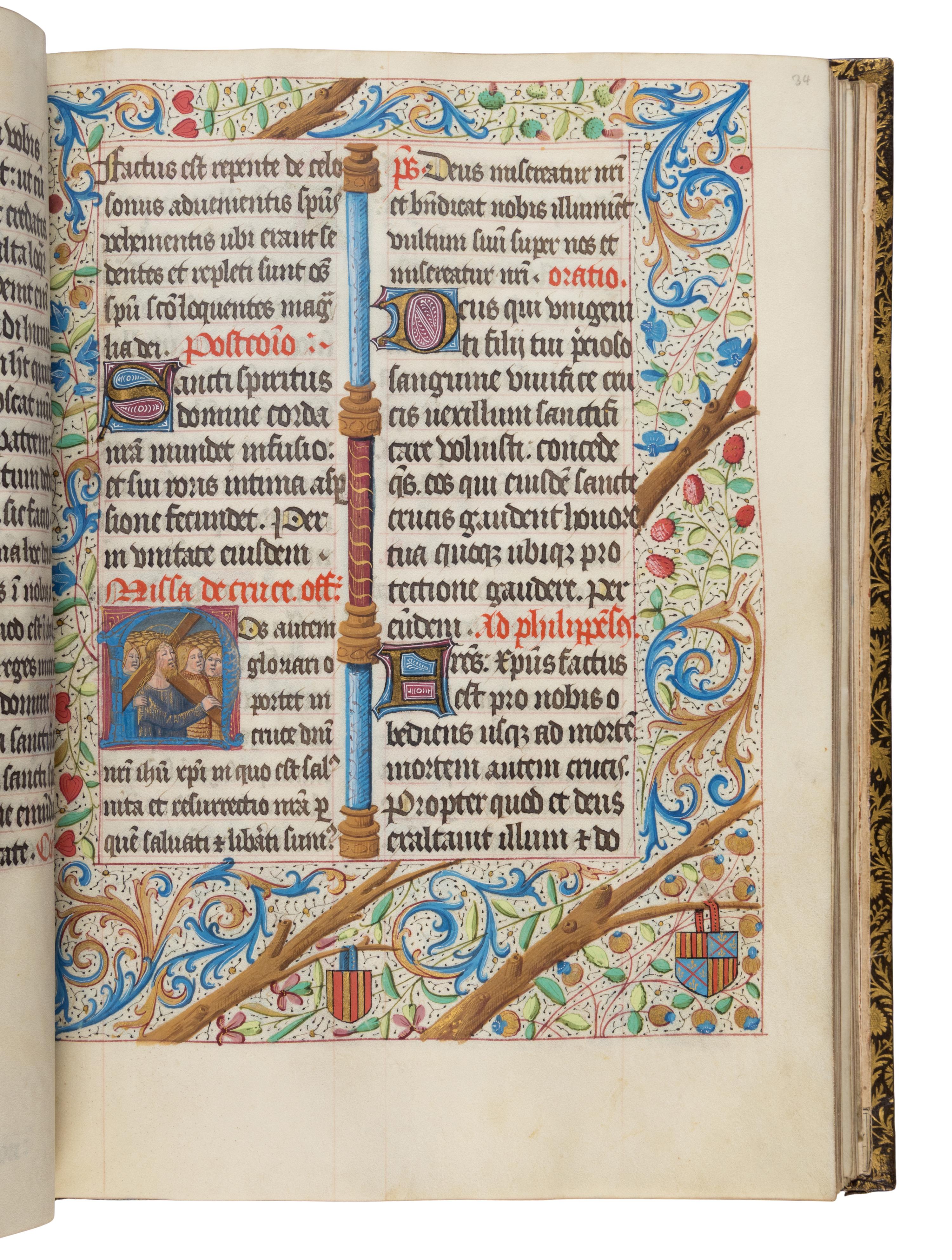 WORKSHOP OF THE MASTER OF THE MISSAL OF TRAVAILLOT (active c. 1480–1500) Missal, in Latin, illuminated manuscript on parchment [France, Chaumont and Langres, c. 1482–1497]
