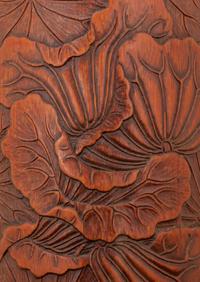 Two Chinese Carved Wood Wrist Rests