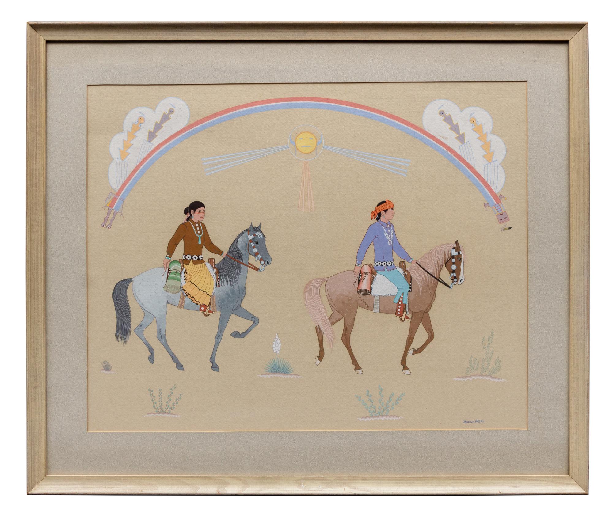 Two Indians on Horseback