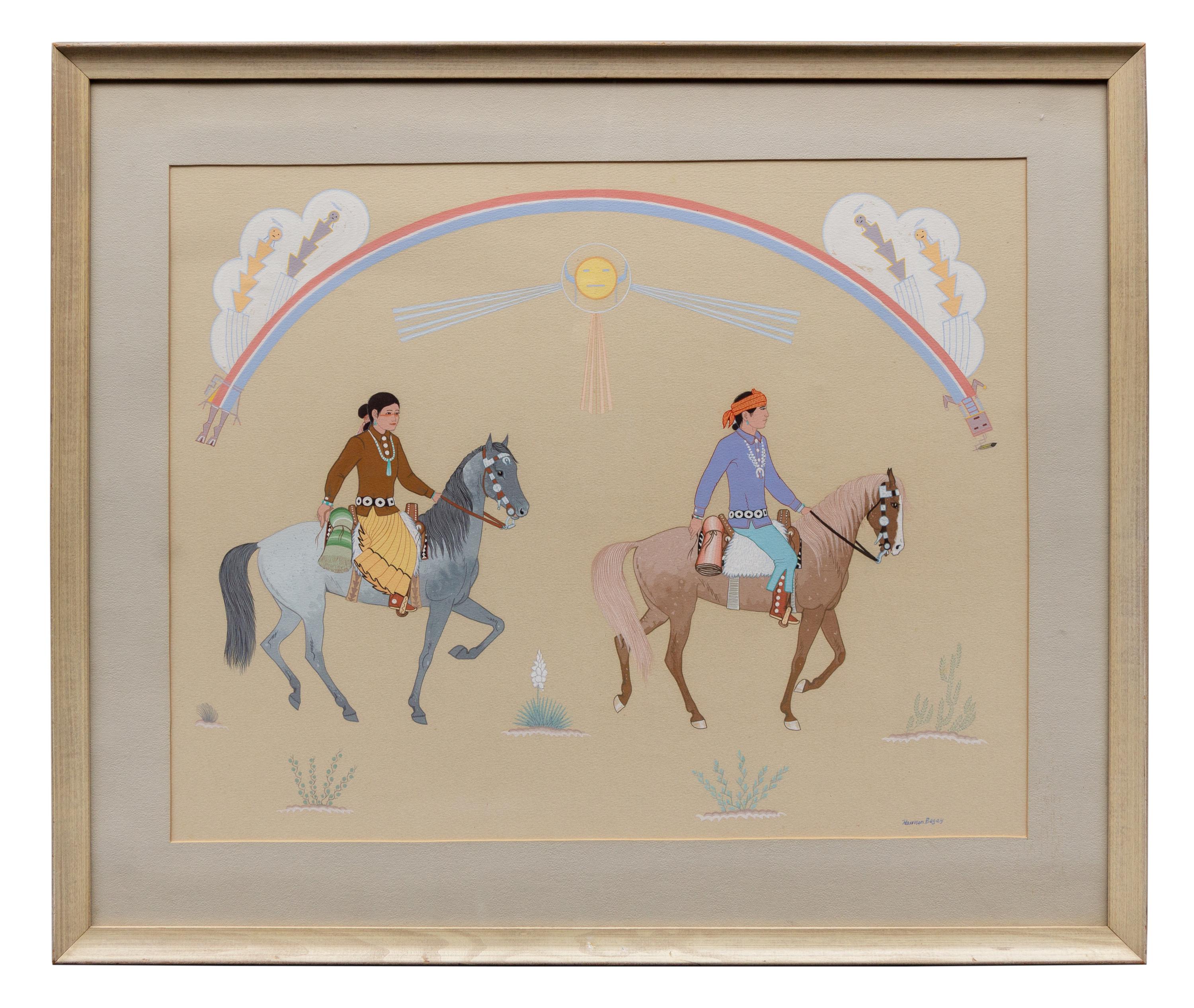 Two Indians on Horseback