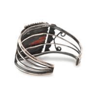 Navajo Silver and Turquoise Cuff Bracelet