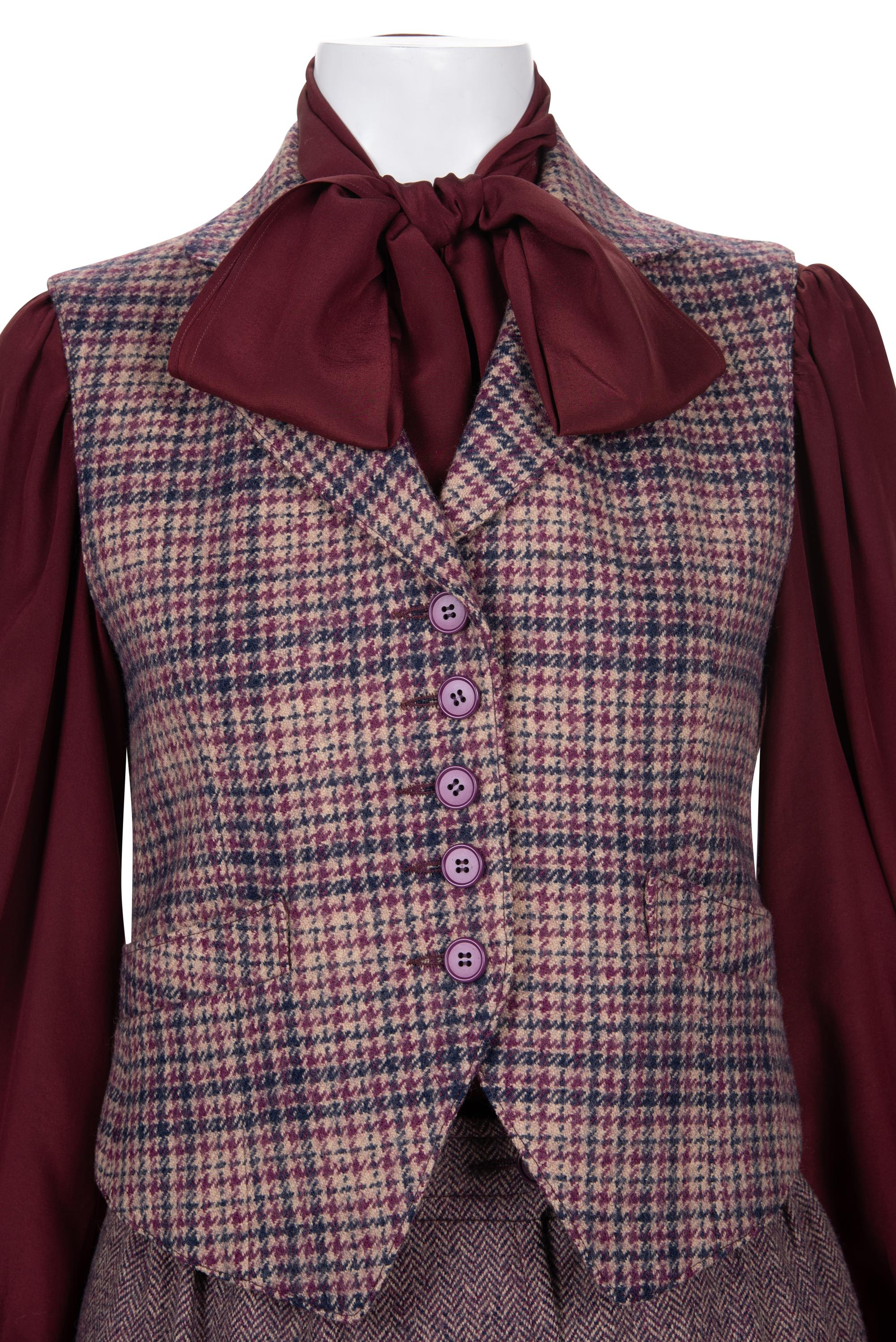 Seven Designer Separates Including: A Three Piece Patou Ensemble, One Ungaro Blouse and Jacket, and One Dolce & Gabbana Pant Suit, 1980-2000s