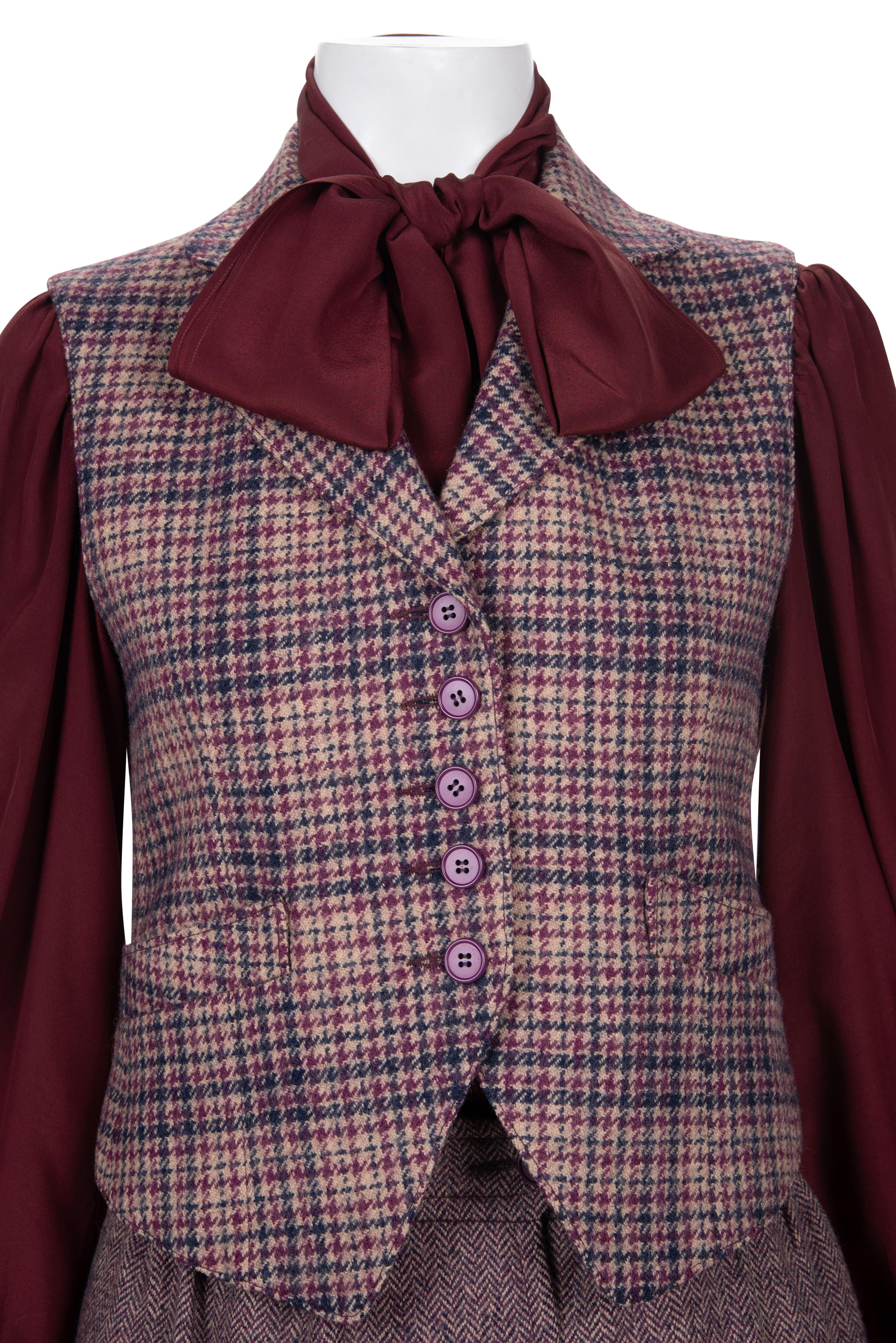 Seven Designer Separates Including: A Three Piece Patou Ensemble, One Ungaro Blouse and Jacket, and One Dolce & Gabbana Pant Suit, 1980-2000s