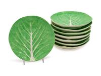Eight Dodie Thayer Lettuceware Bread and Butter Plates