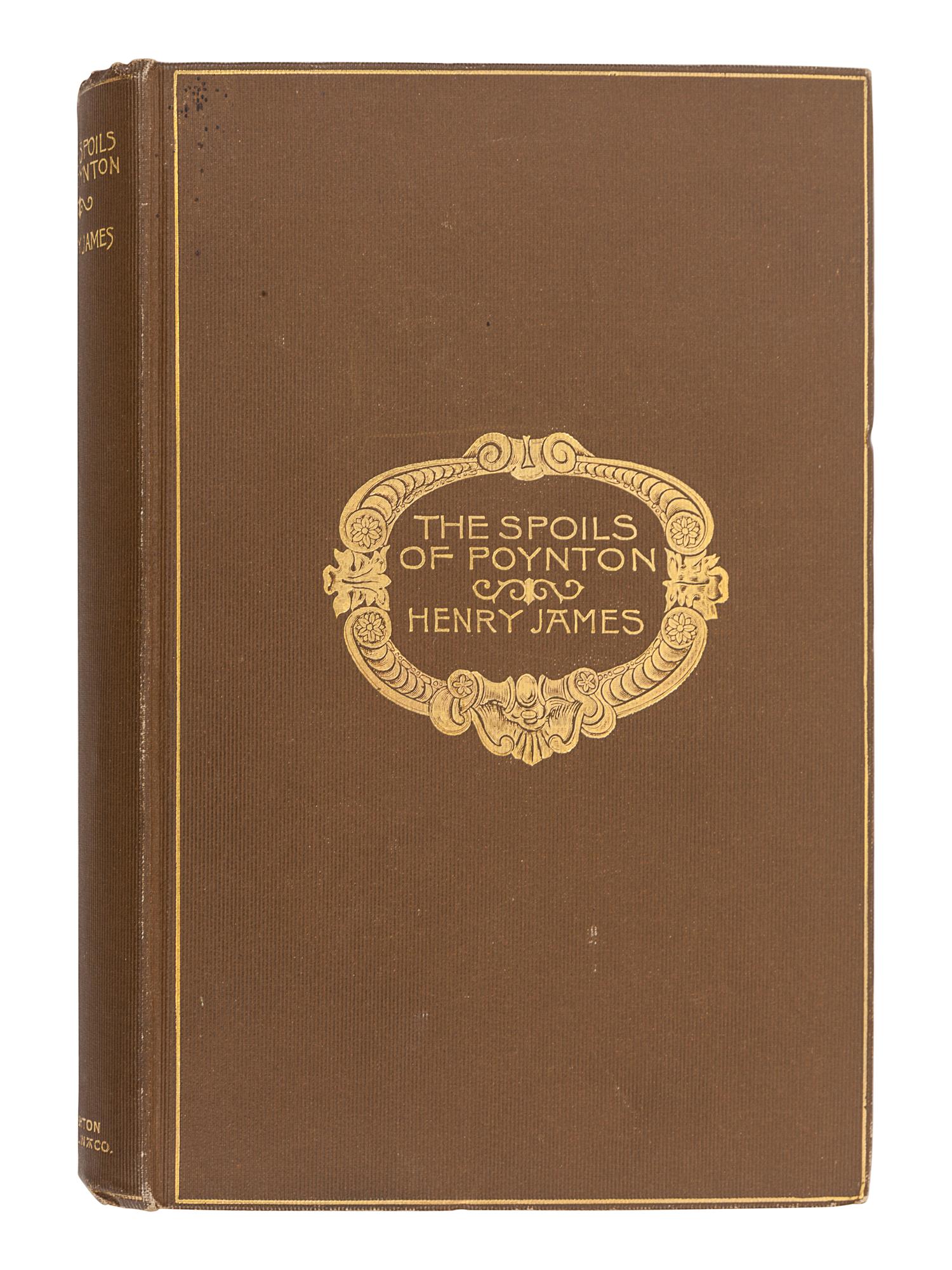 JAMES, Henry (1843-1916). A group of 3 works by JAMES, comprising,