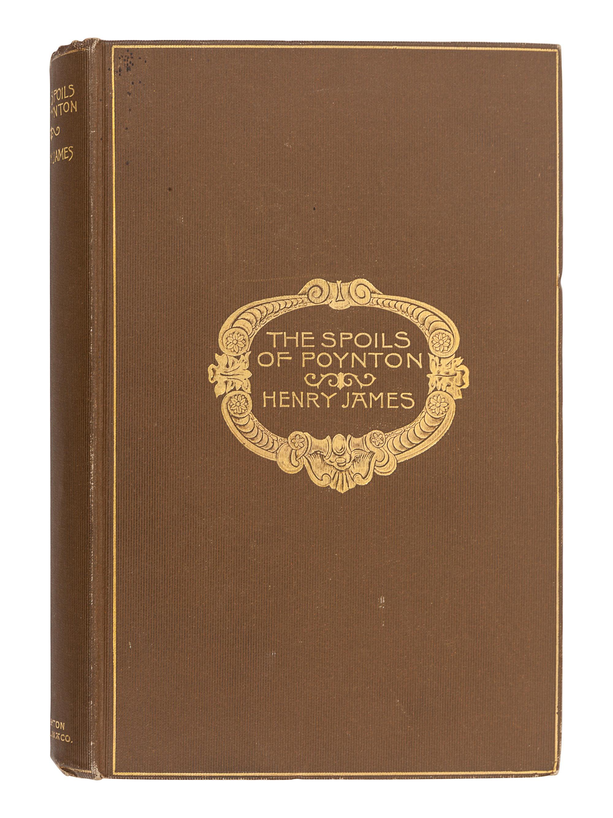 JAMES, Henry (1843-1916). A group of 3 works by JAMES, comprising,