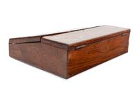 An Anglo-Colonial Mother-of-Pearl Inlaid Rosewood Writing Slope