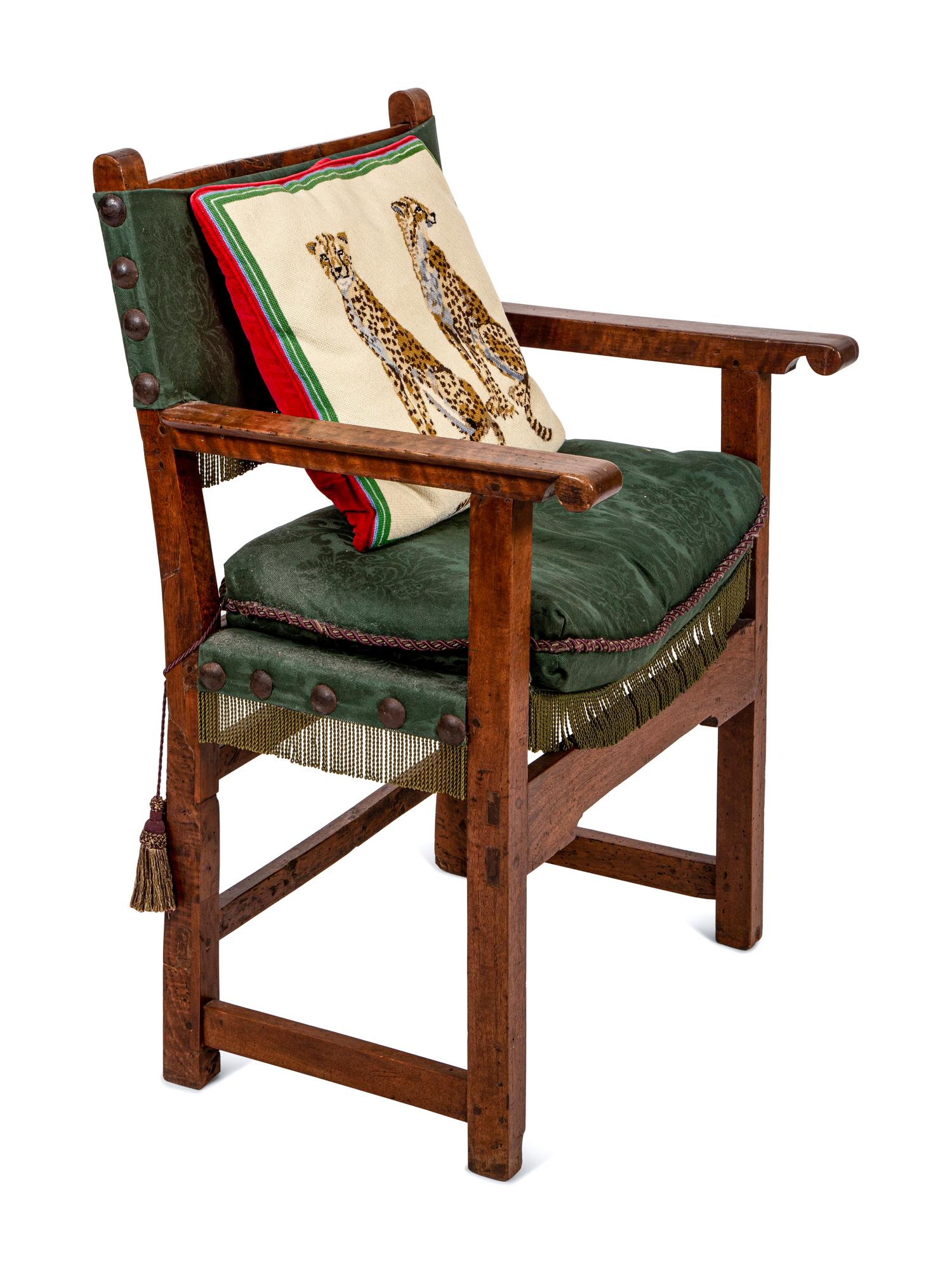 A Franco-Flemish Walnut Armchair