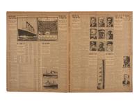 [TITANIC DISASTER]. Morning Oregonian . Vol. LII, No. 16,035. Portland, OR: 16 April 1912.