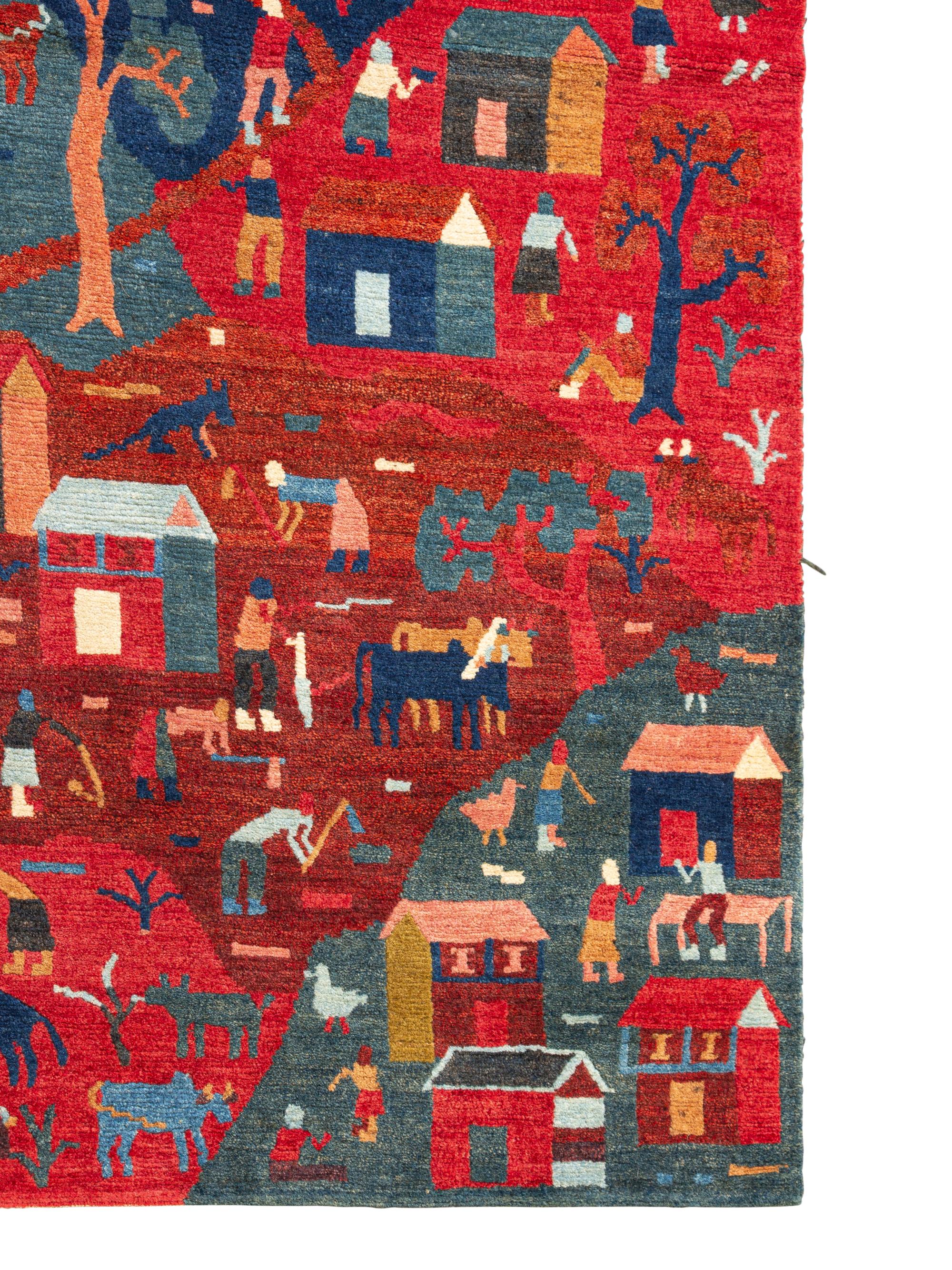 A Contemporary Wool Rug