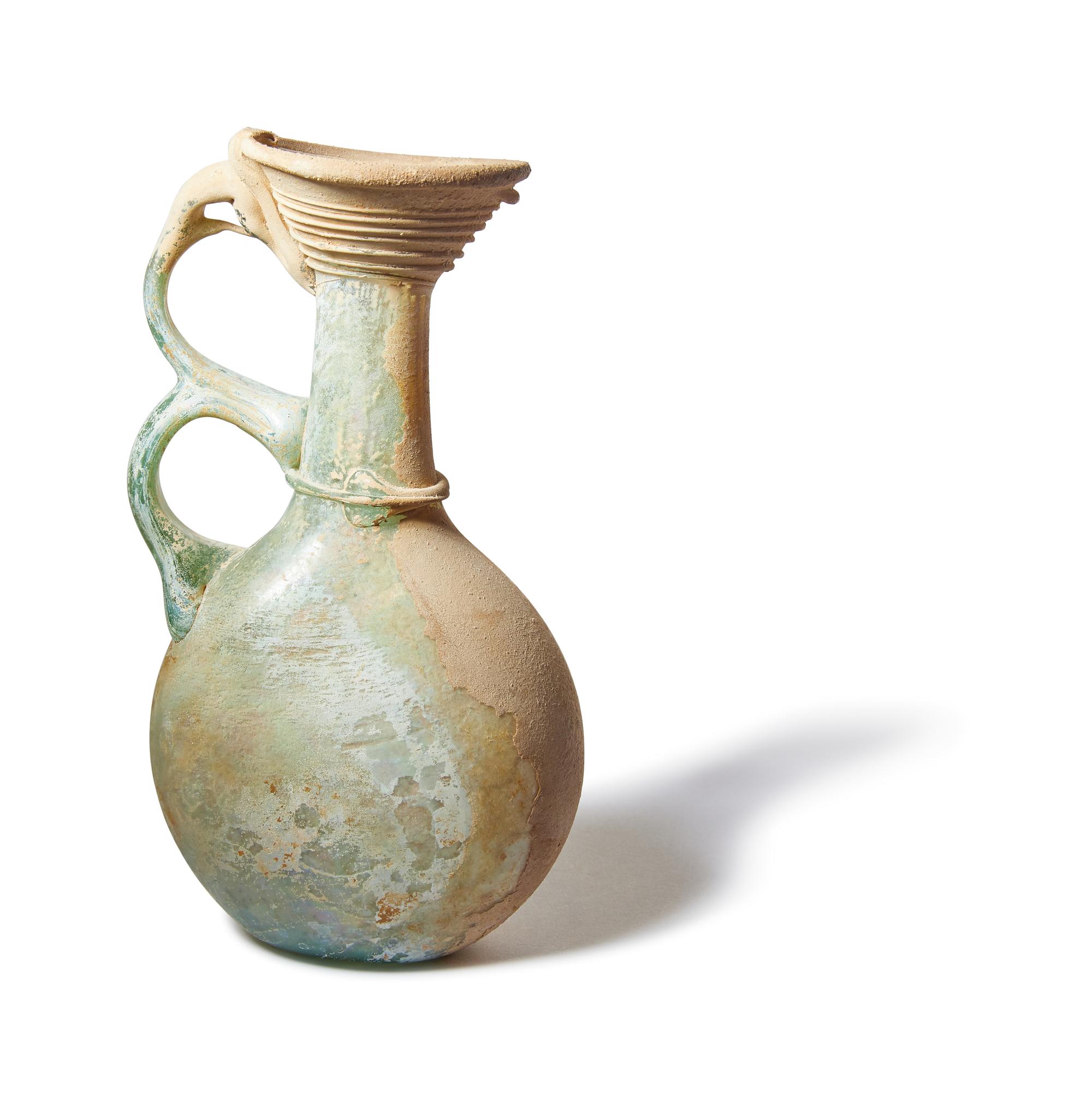 A Syro-Palestinian Glass Jug