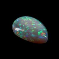A Large Unmounted Pear-Shaped Opal Cabochon