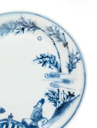 A Chinese Blue and White Porcelain Plate