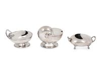 Two English Silver Plate Spoon Warmers — 19TH CENTURY