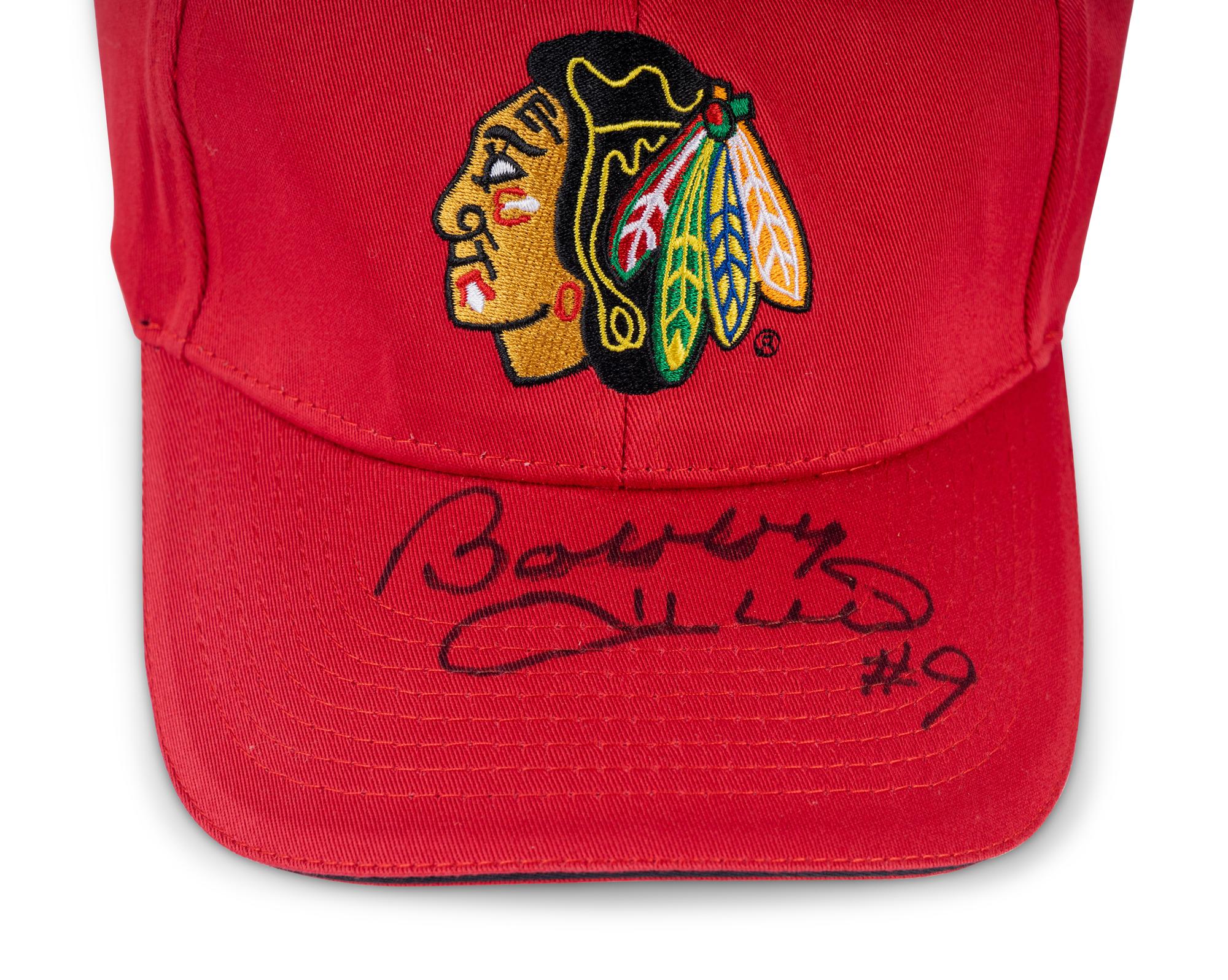 A Group of Bobby Hull and Stan Mikita Signed Autograph Items