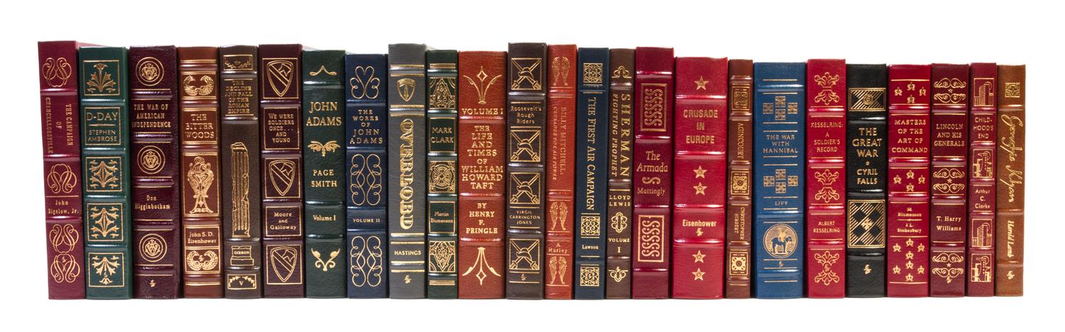 (EASTON PRESS) A group of 44 books.