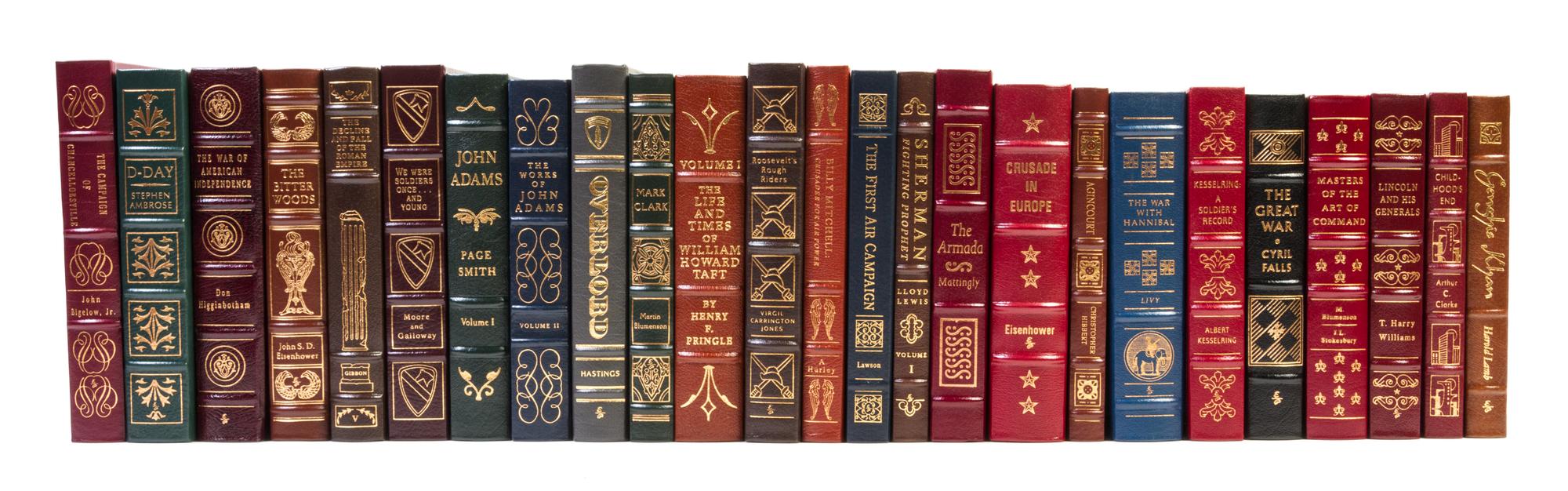 (EASTON PRESS) A group of 44 books.